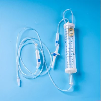 Disposable Medical Infusion Set With Burette