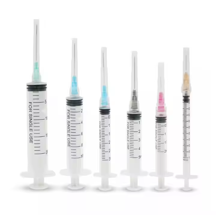 Hot Sale Disposable Syringes 1ml 3ml 5ml 10ml 20ml With Quality Needles Factory Direct Medical Supplies Chinese Prices